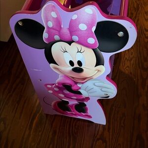 Pink Minnie Mouse Kids Storage Organizer